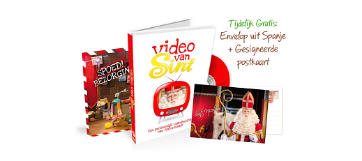 Persoonlijke video van Sinterklaas