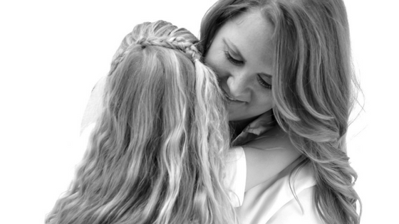 Een driftige dochter en haar mama