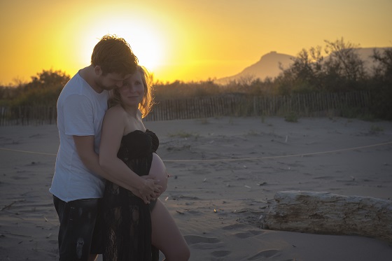 Manon en Thorben zwangerschap fotoshoot