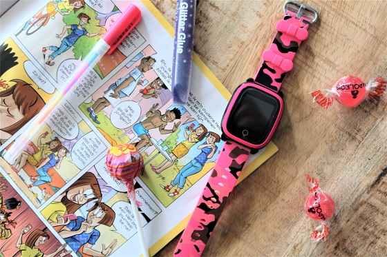 Spotter GPS horloge getest armyprint roze