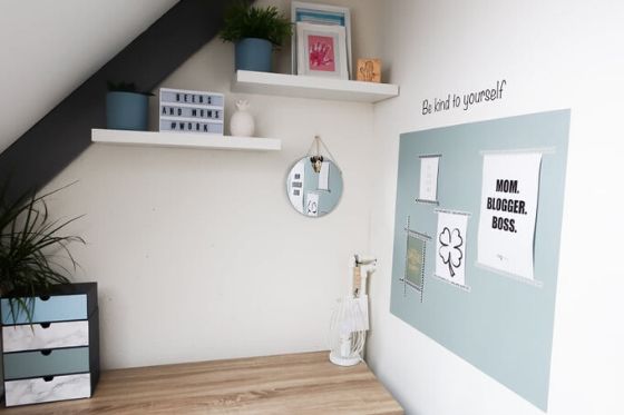 kantoor opknappen met muursticker